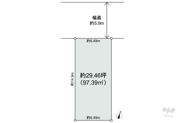 川口市北園町 土地:間取り図面