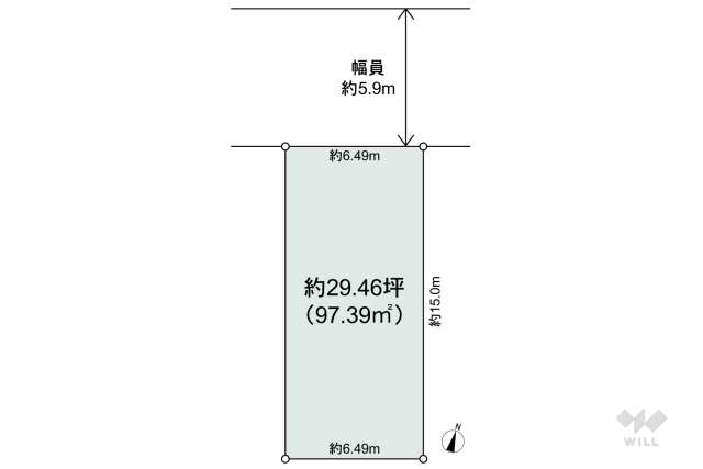 川口市北園町 土地:間取り図面