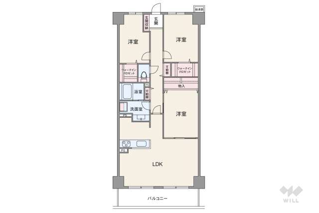 サークコート宝塚:間取り図面