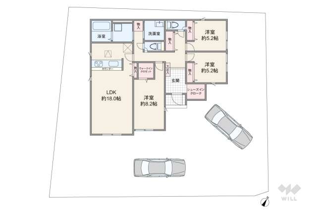 瀬戸市品野町1丁目 一戸建て:間取り図面