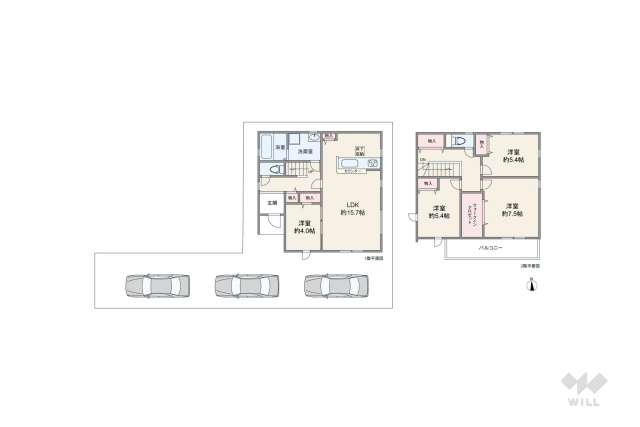 名古屋市中川区下之一色町字宮分 一戸建て:間取り図面