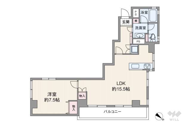 ハイム田園:間取り図面