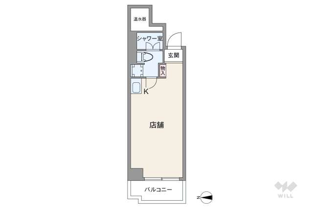 フルーレ第2新大阪:間取り図面