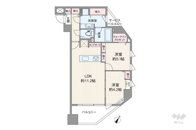 レジデンシャルスター早稲田ＵＢ:間取り図面