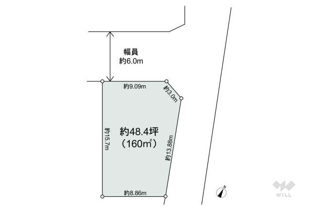日進市赤池町箕ノ手 土地:間取り図面