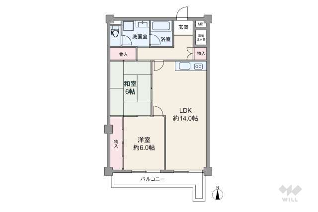 952616Rの間取り図
