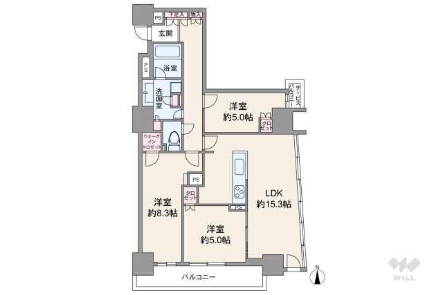 959541Rの間取り図