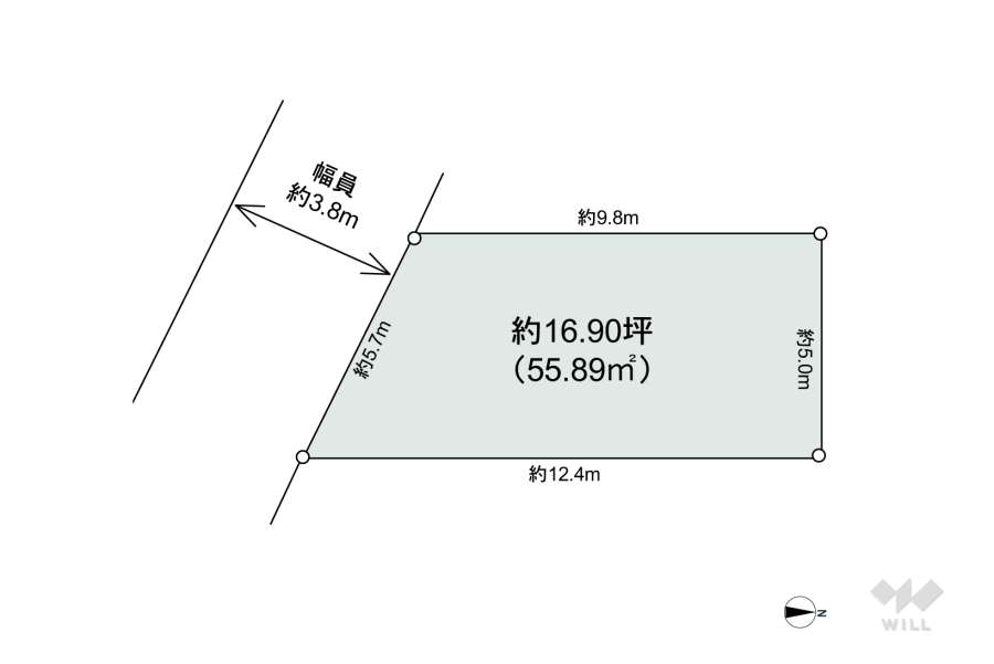 箕面市瀬川1丁目 土地（敷地面積:55.89㎡）｜ウィル不動産販売