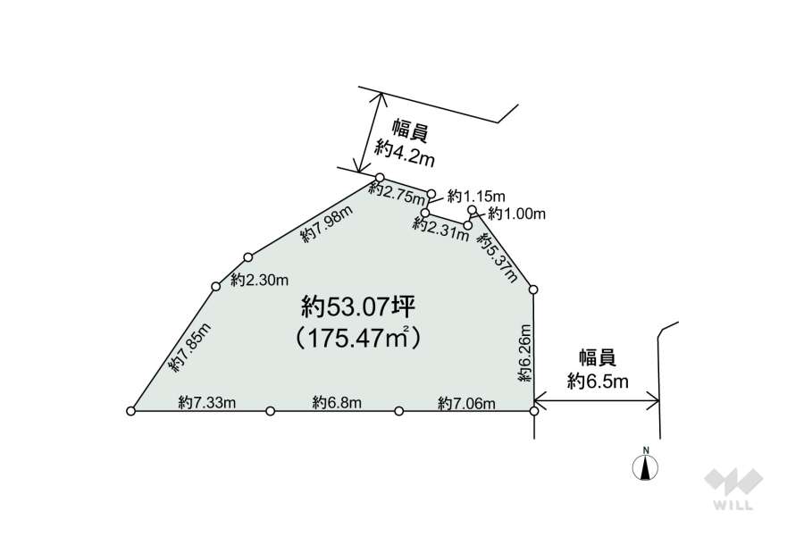 茨木市豊川4丁目 土地（敷地面積:175.47㎡）｜ウィル不動産販売