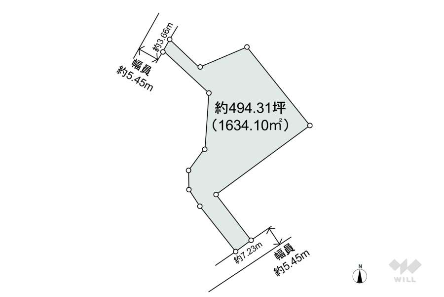 名古屋市千種区日和町4丁目 土地（敷地面積:1634.1㎡）｜ウィル不動産