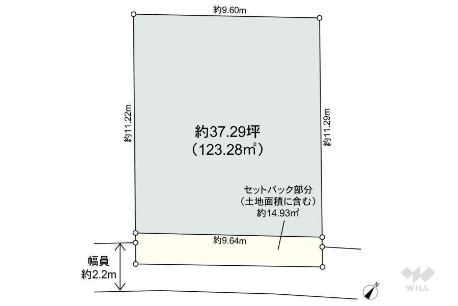お見積もり専用ページ(#346) 尼崎市杭瀬本町1丁目 土地（敷地面積:123.28㎡）｜ウィル不動産