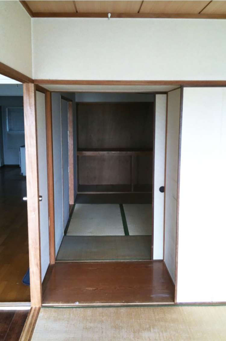 施工中の写真