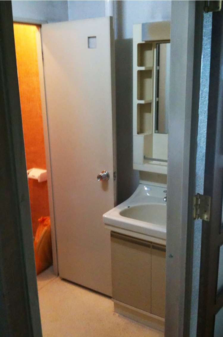 施工中の写真
