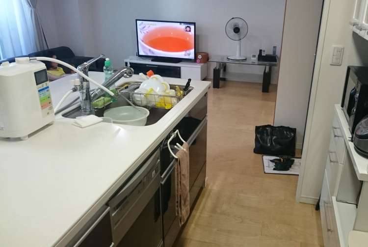 施工中の写真