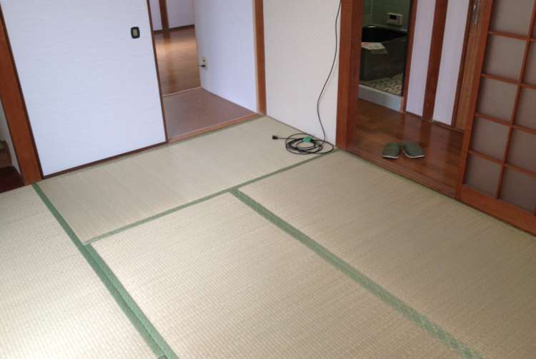 施工中の写真