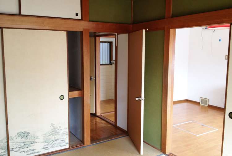 施工中の写真