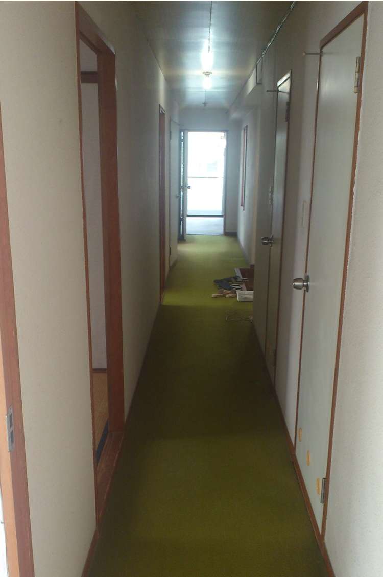 施工中の写真