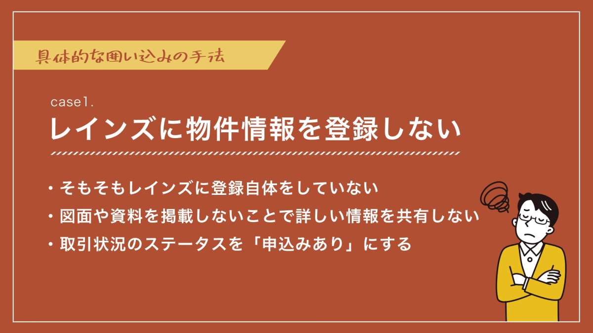 イメージ1：具体的な「囲い込み」の例