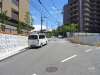 敷地西側の前面道路