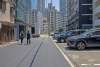 敷地の東側前面道路（北側から）