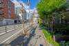 敷地の西側前面道路（南側から）
