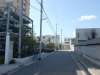 敷地北側の前面道路