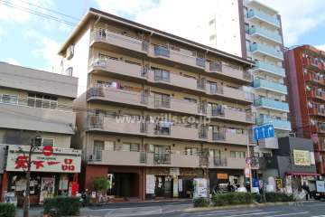 エスポアール三国の外観（南東側から）