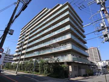 サンメゾン北大阪神崎川駅前ザ・ゲートの外観（南東側から）