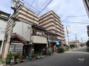 コスモハイツ神崎川の外観(南西側から)