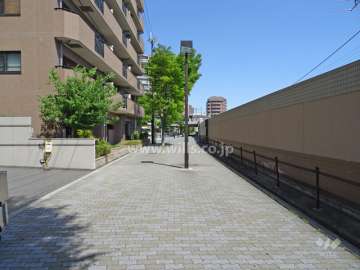 物件の南側通路（西側から）