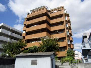 ハイツオークラ曽根南の外観（南東側から）