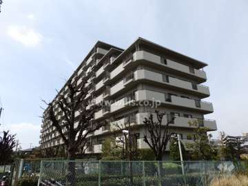 千里丘グランドハイツの外観(東側から)