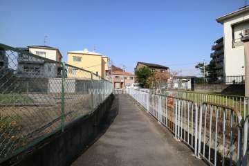 敷地の東側前面道路