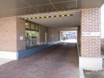 サニーホール横の通路