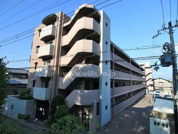 グランデ池田Ⅱ水月公園の外観（北東側から）