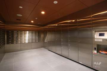 共用ポストと宅配ボックス