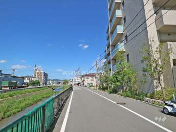 I敷地西側の前面道路