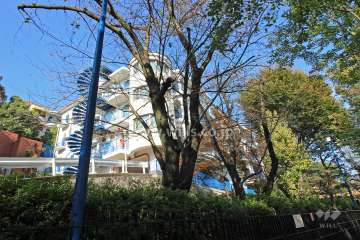 ベルシャトー高峰A棟の外観（南側から）