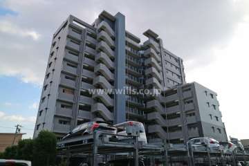 エスリード高槻上牧の外観（北西側から）