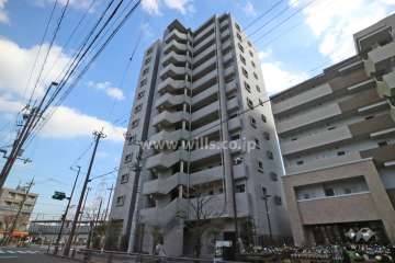 エスリード高槻上牧フロントステージの外観（北西側から）