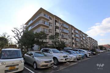 サンハイツ高槻2号館の外観(北東側から)