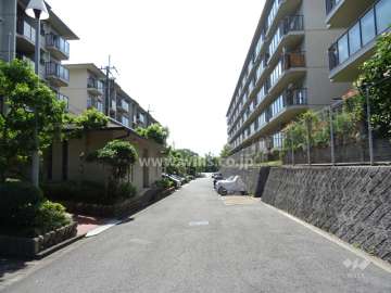 敷地北側の前面道路