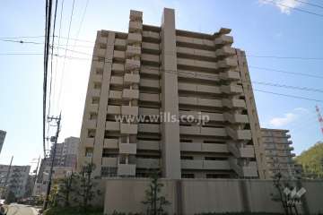 ジオコスモ上牧駅前ブリリアントコートの外観（北東側から）