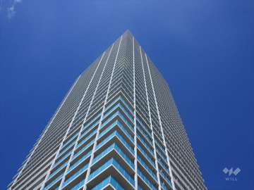 ジオタワー高槻ミューズガーデンの外観（南側から）