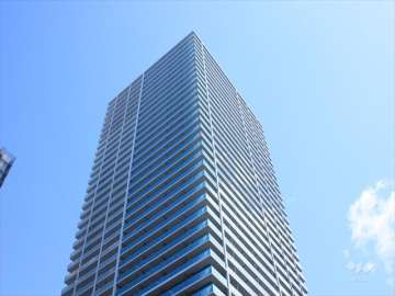 ジオタワー高槻ミューズガーデンの外観（西側から）