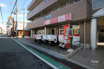 １階に店舗部があります。