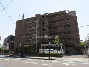 ユニーブル高槻富田丘の外観（北側から）