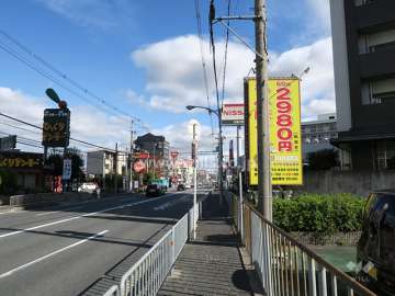敷地北側の前面道路（国道171号線）