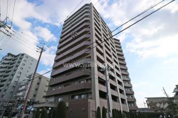 ルイシャトレ高槻上牧の外観（北西側から）