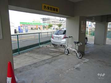 来客用駐輪場